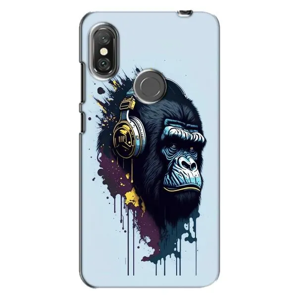 Чехол с принтом «Горилла в наушниках» для Xiaomi Redmi Note 6 Pro Чехол с принтом «Горилла в наушниках» для Xiaomi Redmi Note 6 Pro