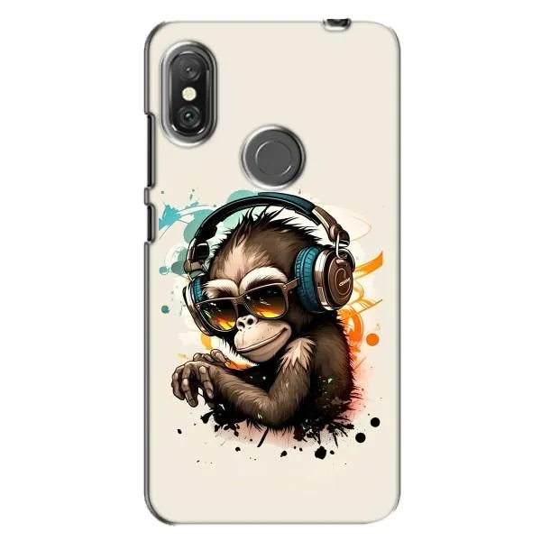 Чехол с принтом «Макака в наушниках» для Xiaomi Redmi Note 6 Pro Чехол с принтом «Макака в наушниках» для Xiaomi Redmi Note 6 Pro