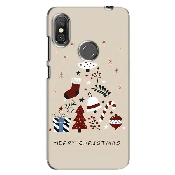 Чехол с принтом «Merry Christmas» для Xiaomi Redmi Note 6 Pro