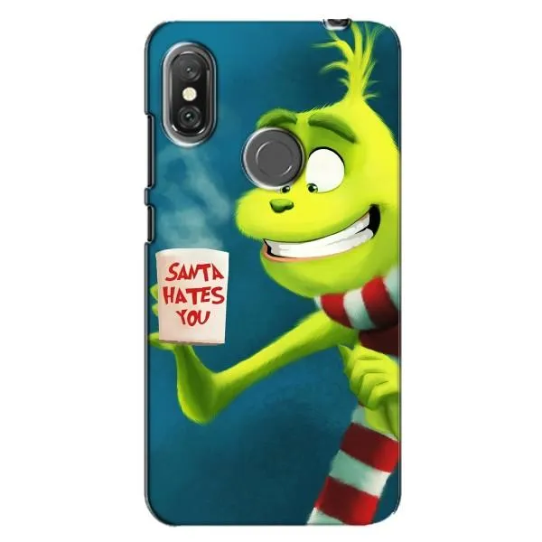 Чехол с принтом «Зеленый Гринч» для Xiaomi Redmi Note 6 Pro