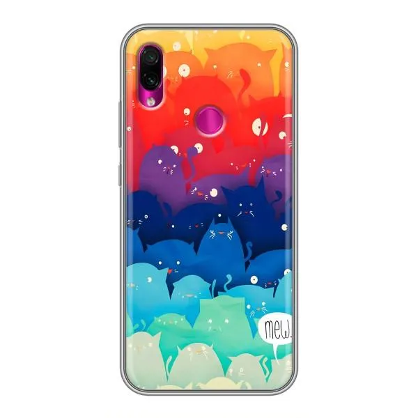 Чехол с принтом «Mew» для Xiaomi Redmi Note 7 Pro Чехол с принтом «Mew» для Xiaomi Redmi Note 7 Pro