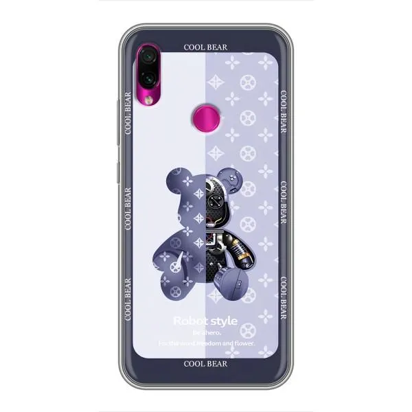 Чехол с принтом «Медвежонок LV» для Xiaomi Redmi Note 7 Pro