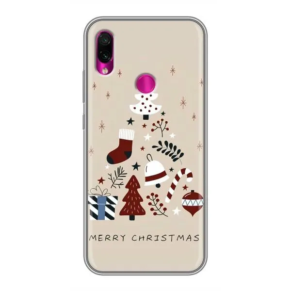 Чехол с принтом «Merry Christmas» для Xiaomi Redmi Note 7 Pro Чехол с принтом «Merry Christmas» для Xiaomi Redmi Note 7 Pro