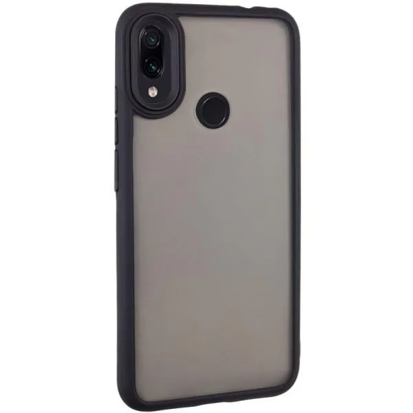 Чохол TPU+PC Lyon Frosted для Xiaomi Redmi Note 7 / Note 7 Pro / Note 7s — Чорний — фото 1