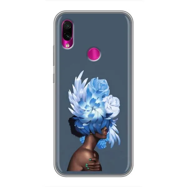 Чехол с принтом «Цветы на голове» для Xiaomi Redmi Note 7 Чехол с принтом «Цветы на голове» для Xiaomi Redmi Note 7