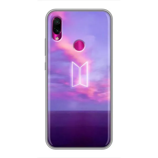 Чохол з принтом «BTS логотип» для Xiaomi Redmi Note 7