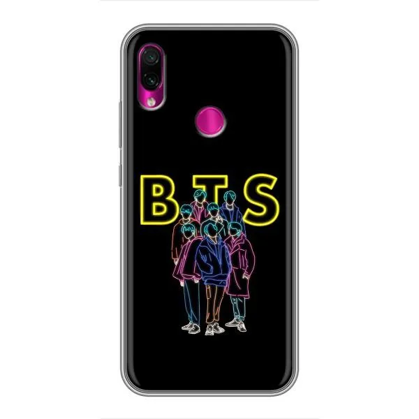 Чохол з принтом «BTS стайл» для Xiaomi Redmi Note 7
