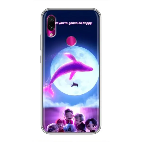 Чохол з принтом «КИТ BTS» для Xiaomi Redmi Note 7