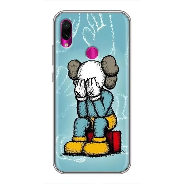 Чехол с принтом «Плач Bearbrick» для Xiaomi Redmi Note 7