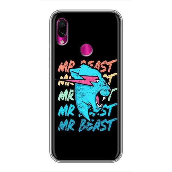 Чохол з принтом «logo Mr beast» для Xiaomi Redmi Note 7