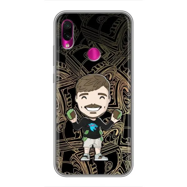 Чохол з принтом «Mister Beast» для Xiaomi Redmi Note 7