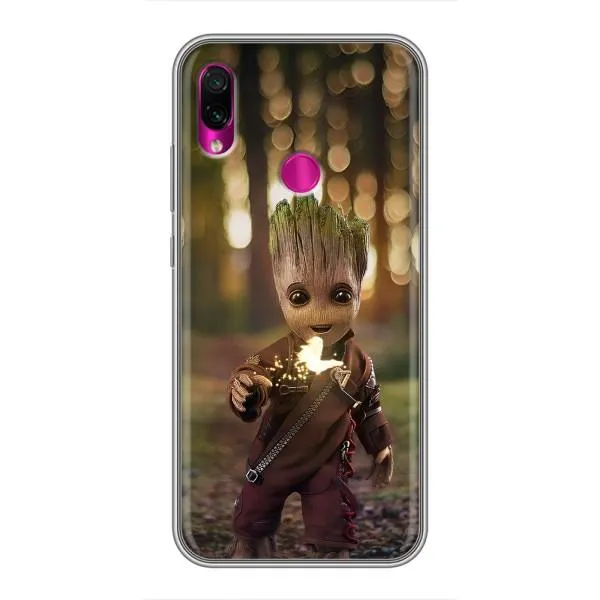 Чохол з принтом «I am Groot» для Xiaomi Redmi Note 7