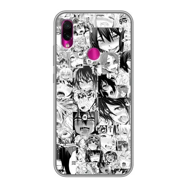Чехол с принтом «Ahegao manga» для Xiaomi Redmi Note 7