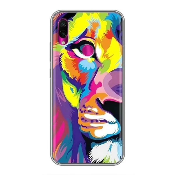 Чохол з принтом «Яскравий Лев» для Xiaomi Redmi Note 7 Чохол з принтом «Яскравий Лев» для Xiaomi Redmi Note 7