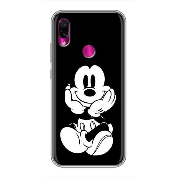Чохол з принтом «Маус на чорному» для Xiaomi Redmi Note 7