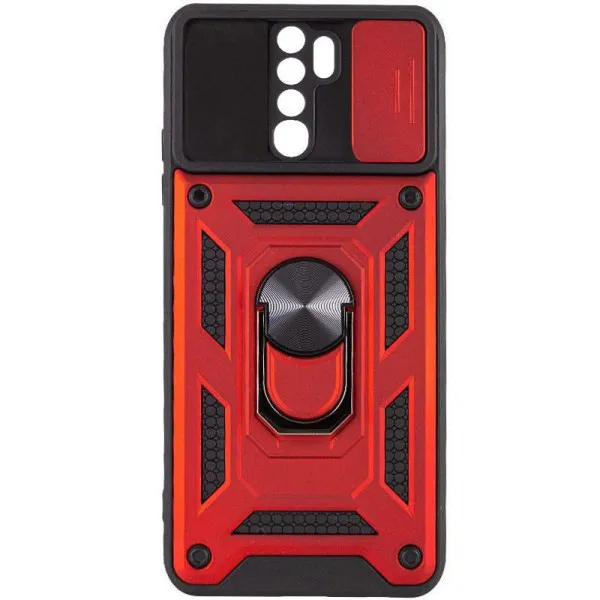 Чехол Ummi Camshield Serge Ring для Xiaomi Redmi Note 8 Pro — Красный Чехол Ummi Camshield Serge Ring для Xiaomi Redmi Note 8 Pro — Красный
