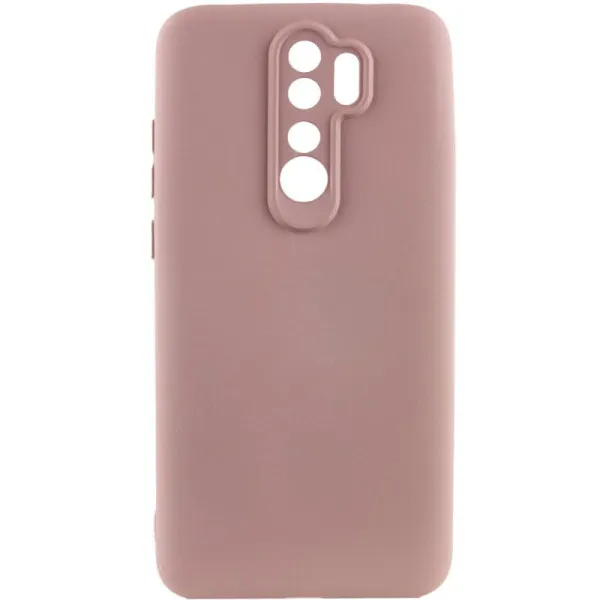 Чехол Silicone Cover Ummi Lakshmi Full Camera (AA) для Xiaomi Redmi Note 8 Pro — Розовый