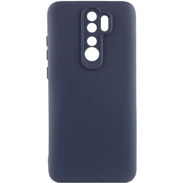Чехол Silicone Cover Ummi Lakshmi Full Camera (AA) для Xiaomi Redmi Note 8 Pro — Синий