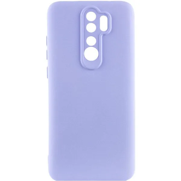 Чехол Silicone Cover Ummi Lakshmi Full Camera (AA) для Xiaomi Redmi Note 8 Pro — Сиреневый
