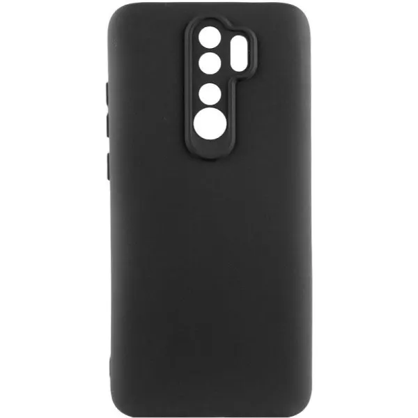 Чехол Silicone Cover Ummi Lakshmi Full Camera (AA) для Xiaomi Redmi Note 8 Pro — Черный — фото 1