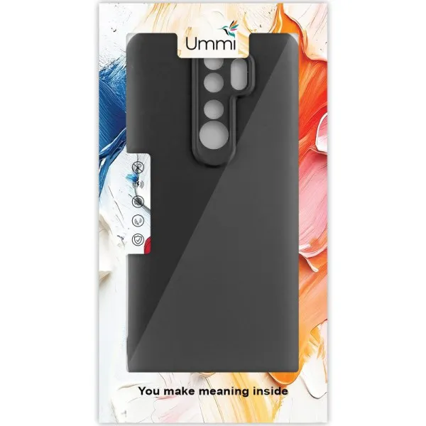 Чехол Silicone Cover Ummi Lakshmi Full Camera (AA) для Xiaomi Redmi Note 8 Pro — Черный — фото 2