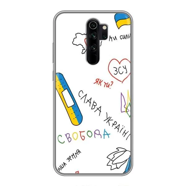 Чехол с принтом «Стикер» для Xiaomi Redmi Note 8 Pro Чехол с принтом «Стикер» для Xiaomi Redmi Note 8 Pro