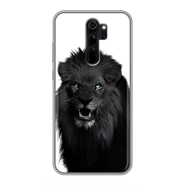 Чехол с принтом «Черный ЛЕВ» для Xiaomi Redmi Note 8 Pro