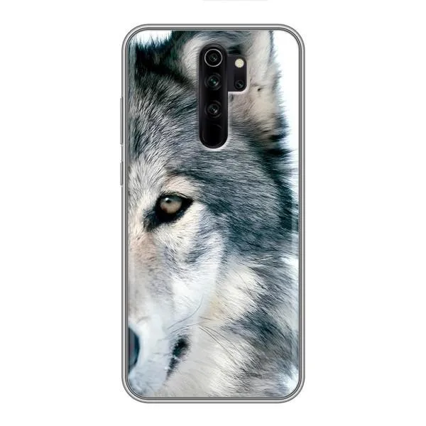 Чехол с принтом «Волк» для Xiaomi Redmi Note 8 Pro