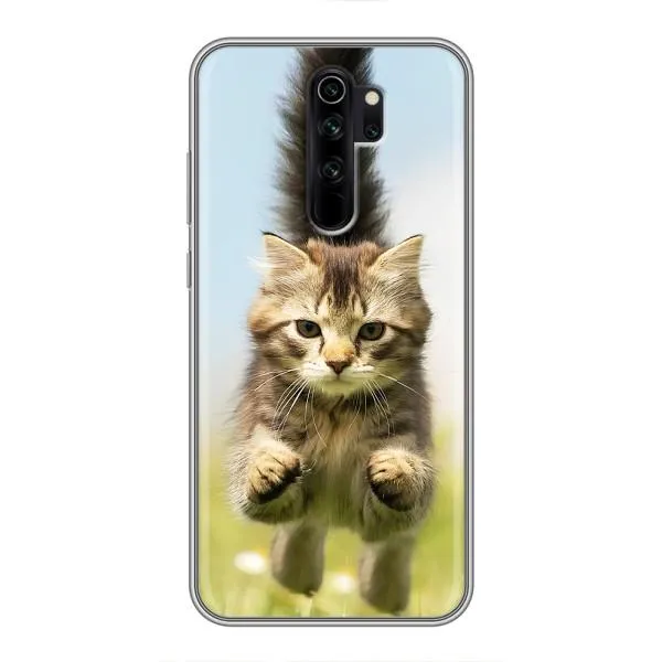 Чехол с принтом «Прыжок кота» для Xiaomi Redmi Note 8 Pro