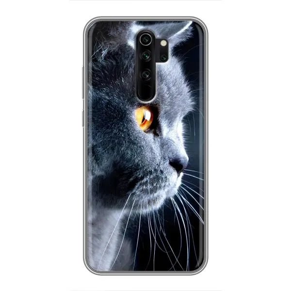 Чехол с принтом «Серый Кот» для Xiaomi Redmi Note 8 Pro