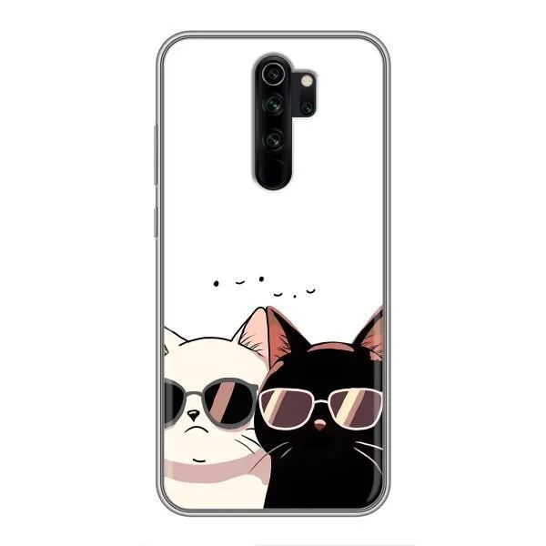 Чехол с принтом «Коты в очках» для Xiaomi Redmi Note 8 Pro Чехол с принтом «Коты в очках» для Xiaomi Redmi Note 8 Pro