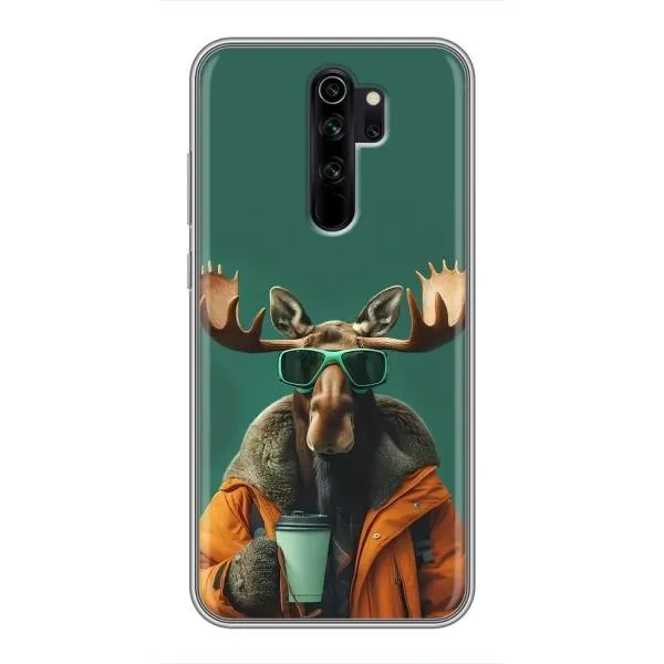 Чохол з принтом «Лось з кавою» для Xiaomi Redmi Note 8 Pro Чохол з принтом «Лось з кавою» для Xiaomi Redmi Note 8 Pro