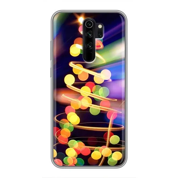 Чехол с принтом «Елка с гирлянд» для Xiaomi Redmi Note 8 Pro
