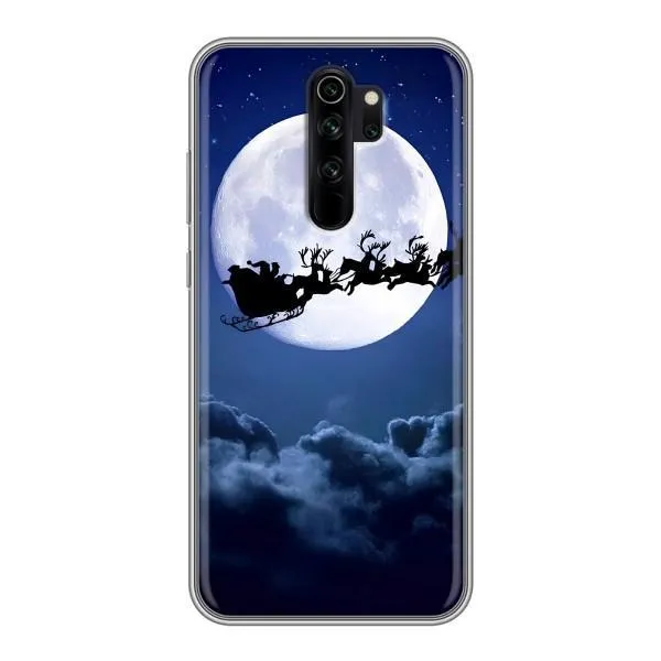 Чехол с принтом «Санта - луна» для Xiaomi Redmi Note 8 Pro