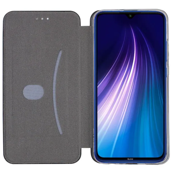 Кожаный чехол-книжка Classy для Xiaomi Redmi Note 8 / Note 8 2021 — Красный — фото 1 Кожаный чехол-книжка Classy для Xiaomi Redmi Note 8 / Note 8 2021 — Красный — фото 1