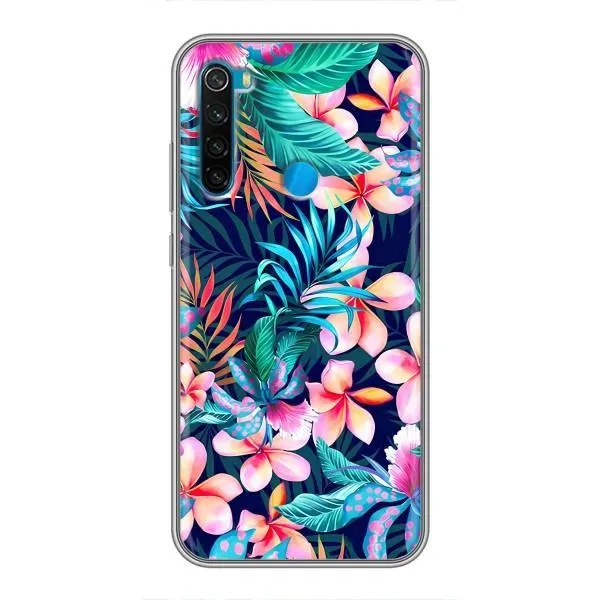 Чехол с принтом «Красочные цветы» для Xiaomi Redmi Note 8