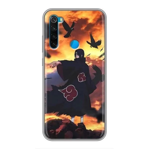 Чехол с принтом «Итачи с воронами» для Xiaomi Redmi Note 8