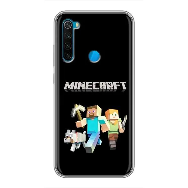 Чехол с принтом «герои Minecraft» для Xiaomi Redmi Note 8 Чехол с принтом «герои Minecraft» для Xiaomi Redmi Note 8
