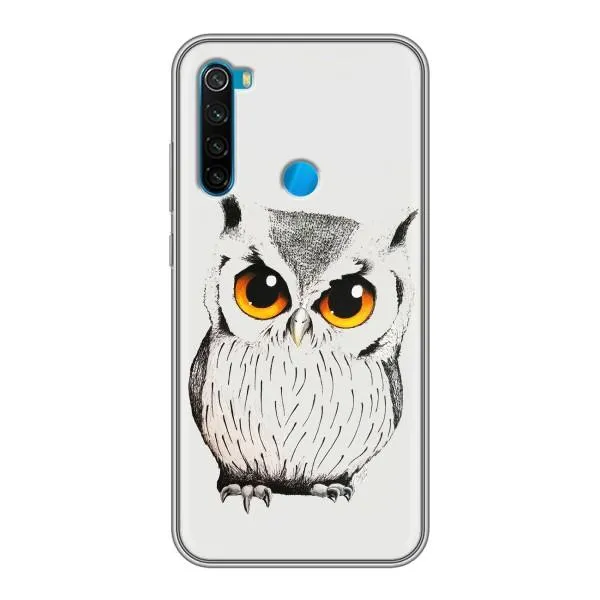 Чохол з принтом «Мила Сова» для Xiaomi Redmi Note 8