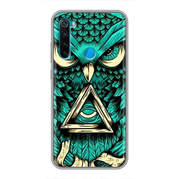 Чохол з принтом «Сова з оком» для Xiaomi Redmi Note 8