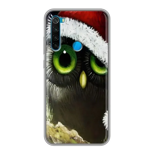 Чехол с принтом «Новогодняя Сова» для Xiaomi Redmi Note 8 Чехол с принтом «Новогодняя Сова» для Xiaomi Redmi Note 8