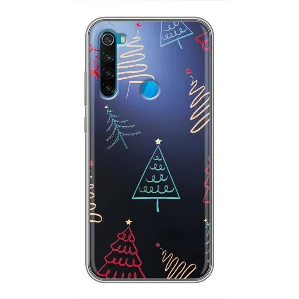 Чехол с принтом «Рождественские елки» для Xiaomi Redmi Note 8