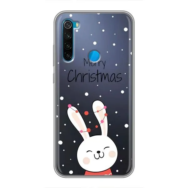 Чехол с принтом «Рождественский заяц» для Xiaomi Redmi Note 8