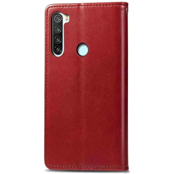 Кожаный чехол-книжка GETMAN Gallant (PU) для Xiaomi Redmi Note 8T — Красный — фото 4 Кожаный чехол-книжка GETMAN Gallant (PU) для Xiaomi Redmi Note 8T — Красный — фото 4