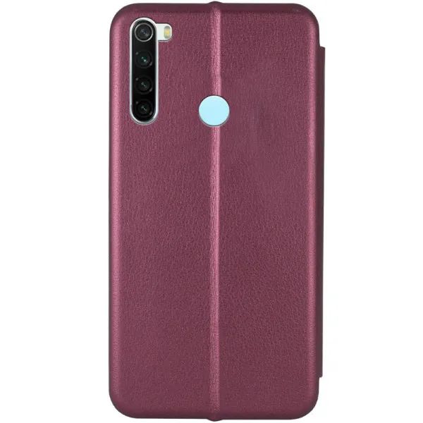 Кожаный чехол-книжка Classy для Xiaomi Redmi Note 8T — Бордовый — фото 2 Кожаный чехол-книжка Classy для Xiaomi Redmi Note 8T — Бордовый — фото 2