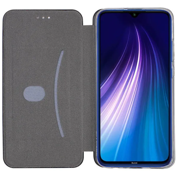 Кожаный чехол-книжка Classy для Xiaomi Redmi Note 8T — Бордовый — фото 5 Кожаный чехол-книжка Classy для Xiaomi Redmi Note 8T — Бордовый — фото 5