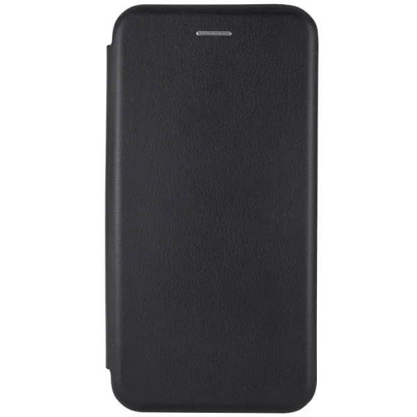 Кожаный чехол-книжка Classy для Xiaomi Redmi Note 8T — Черный — фото 1