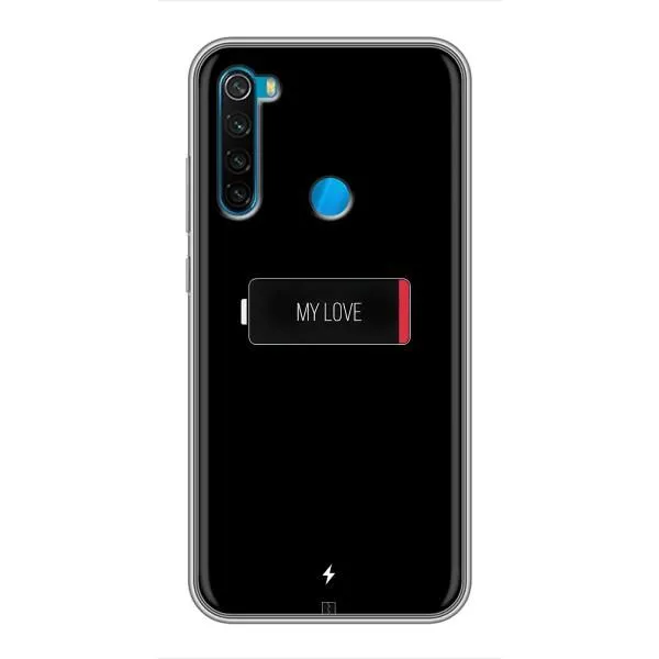 Чехол с принтом «Love battery» для Xiaomi Redmi Note 8T Чехол с принтом «Love battery» для Xiaomi Redmi Note 8T
