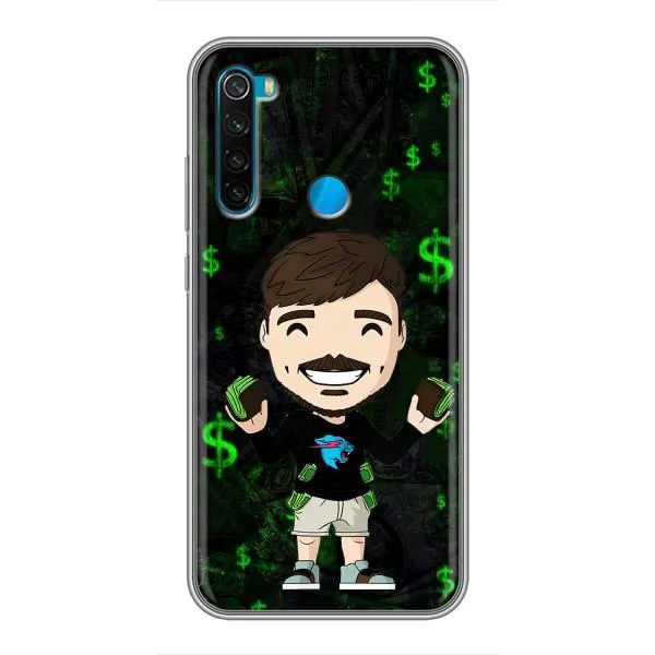 Чехол с принтом «Блогер Beast» для Xiaomi Redmi Note 8T