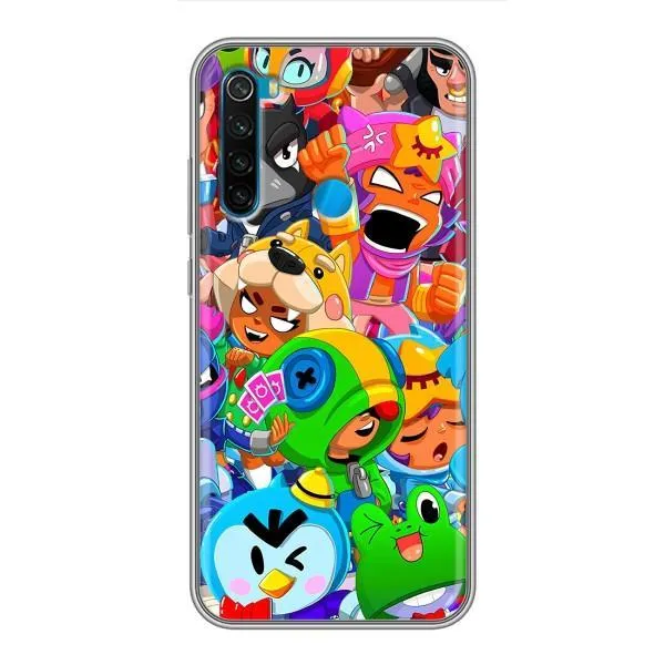 Чохол з принтом «Герої Бравл Старс» для Xiaomi Redmi Note 8T